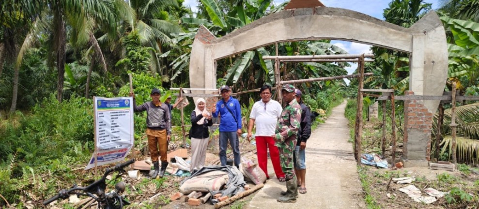 Babinsa Serda Margono Laksanakan Pengawasan SDM Bersama Masyarakat Desa