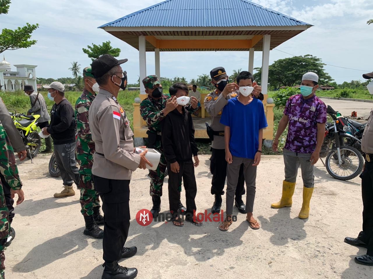 Tegakkan Prokes, 15 Pelanggar Terjaring Operasi Yustisi Polsek Panipahan