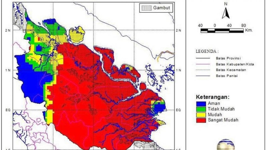 Kabupaten Siak Sumbang Titik Panas Terbesar di Riau