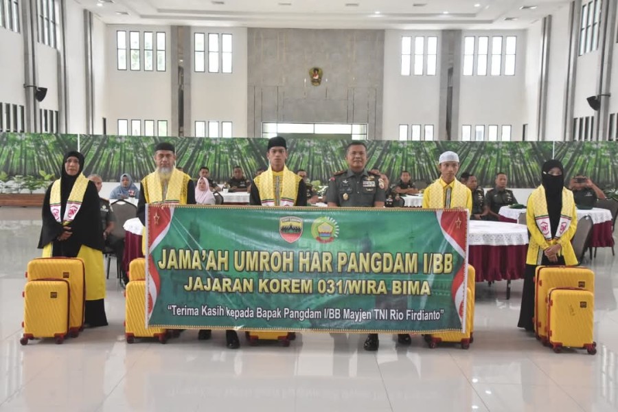 Hapal 20 Juz Alquran Diberangkatkan Umroh Gratis dari Pangdam I/BB