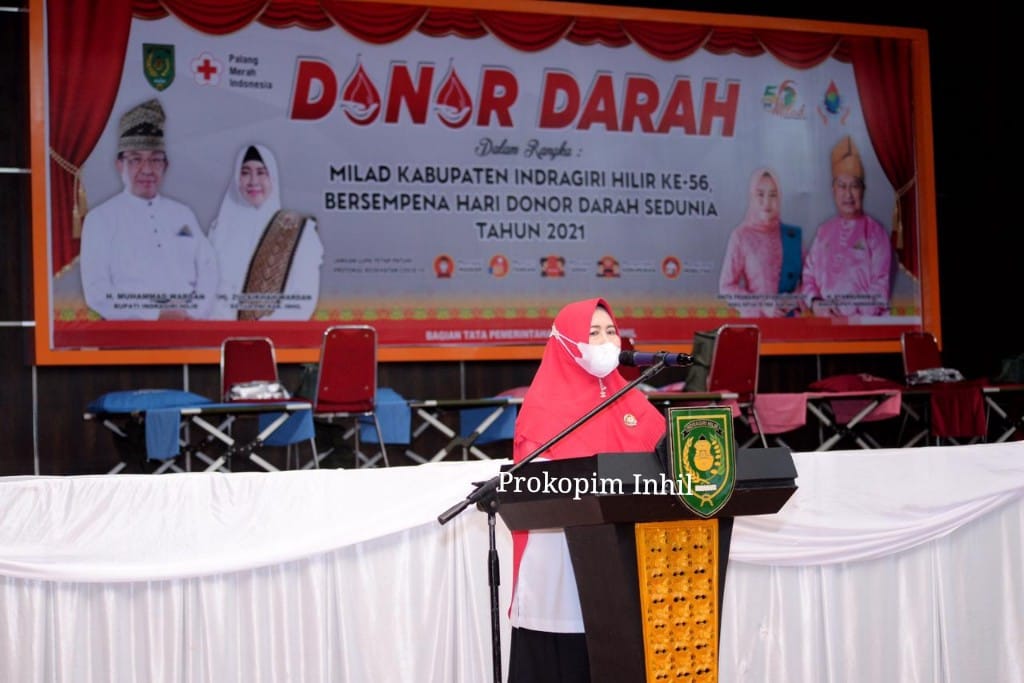 PMI Cabang Inhil Gelar Donor Darah di Hari Milad ke-56 Negeri Hamparan Kelapa Dunia