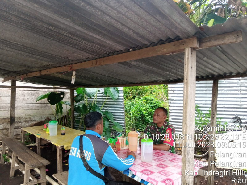 Koramil 10/Pelangiran Ingatkan Penting Menjaga Nilai-nilai Pancasila