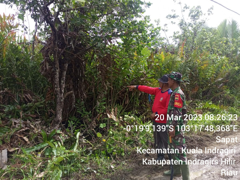 Demi Jaga Lingkungan, Babinsa Koramil 04/Kuindra Patroli Rutin