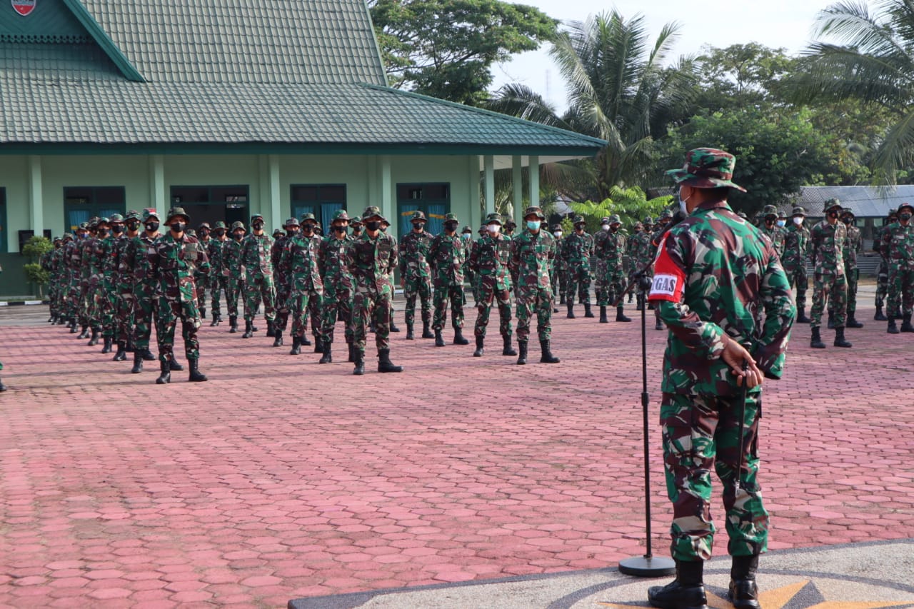 Dandim 0314/Inhil Pimpin Apel Pembukaan TMMD ke-111