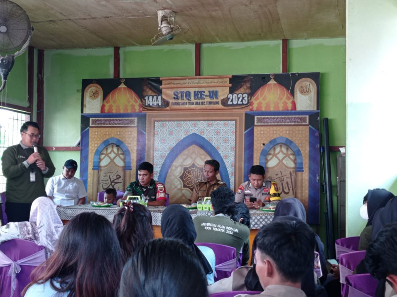 Babinsa Koramil 03/Tpl Hadiri Pembukaan Mahasiswa KKN