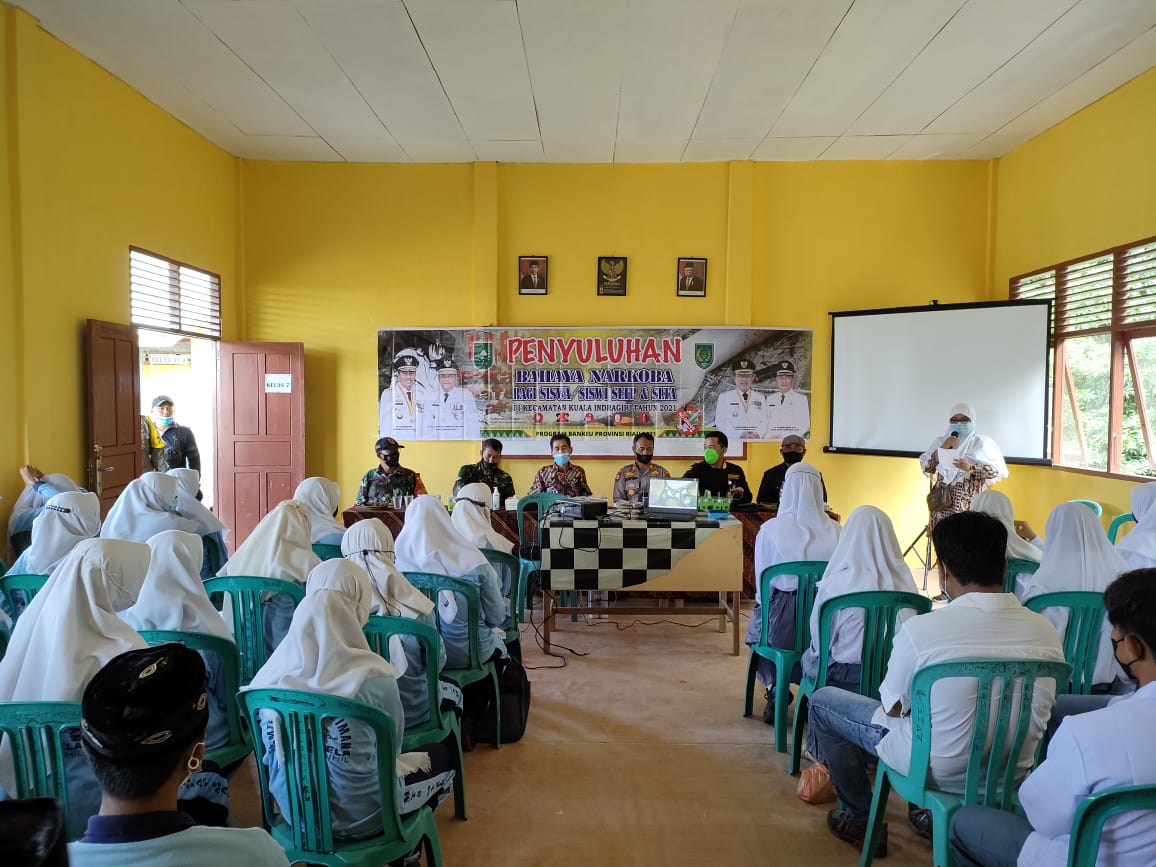 Selamatkan Penerus Bangsa, Danramil 04/Kuindra Berikan Materi Bahaya Narkoba