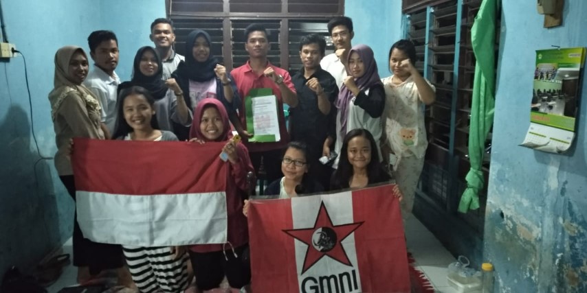 Laksanakan Muskom, Jhon Lenon dan Mulfanny Zulhas Resmi Nahkodai GMNI Komisariat Hukum UNRI