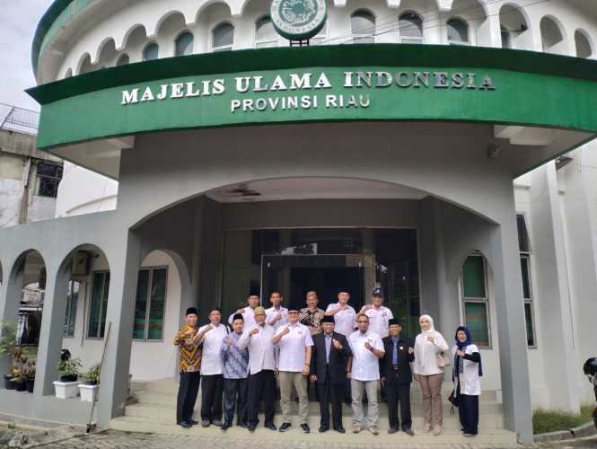 Setelah Bawaslu Riau, DPW Partai Perindo Riau Sambangi MUI Riau