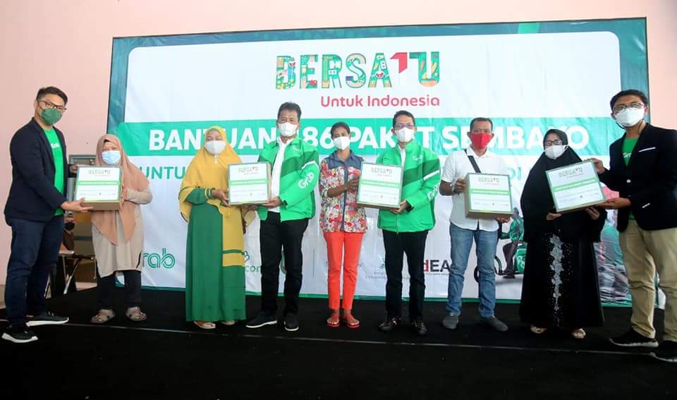 Pemko Batam Apresiasi Bantuan Paket Sembako dari Grab Indonesia
