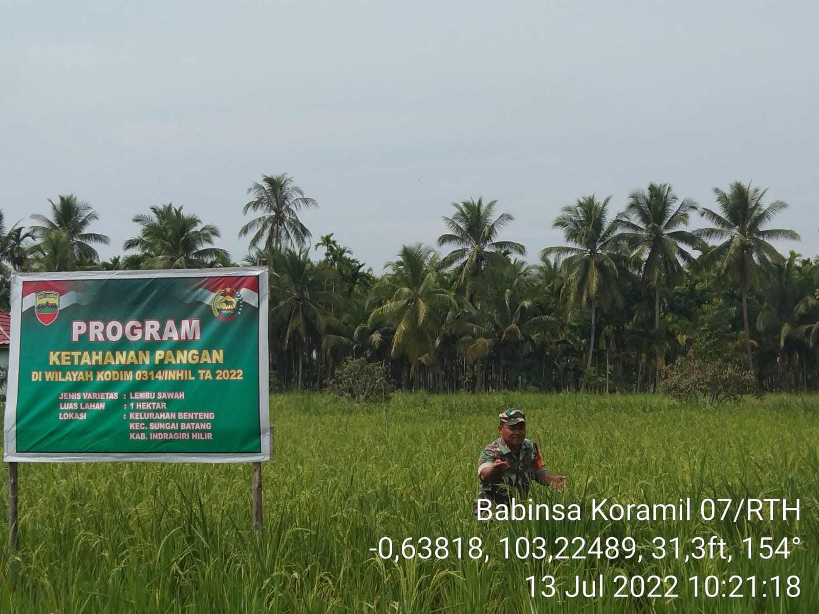 Pengendalian Terhadap Ketahanan Pangan Oleh Sertu Yadi Yanto