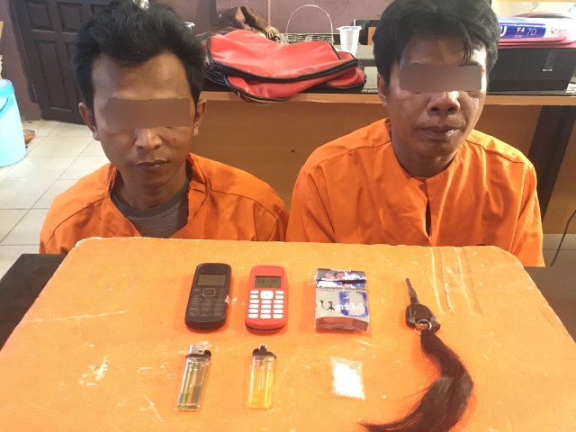 Jadi Hamba Narkotika, 2 Orang Lelaki di Tembilahan ini Berhasil Diciduk Aparat 