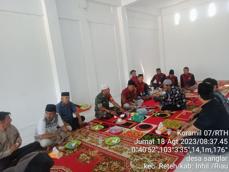 Koramil 07/Reteh Saling Memberikan Informasi dan Ingatkan Kembali Terkait Karhutla