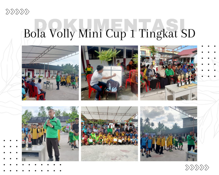 Semarakkan HUT Meranti Ke-15, Desa Alahair Timur Adakan Turnamen Bola Volly Mini Cup 1