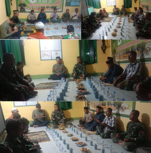 Koramil 05/Gas Beserta Jajaran dan Toko Masyarakat Gelar Doa Bersama Dalam Rangka Melepas Tahun 2023 Dan Menyambut Tahun Baru 2024