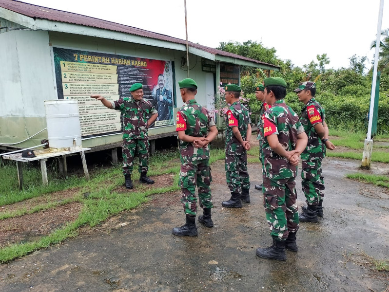 Danramil 04/Kuindra Laksanakan Apel Pagi Bersama Anggota