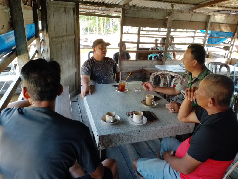 Danpos Concong Koramil 04/Kuindra Tegaskan Kepada Masyarakat Agar Tidak Terprovokasi Dengan Berita Hoaks