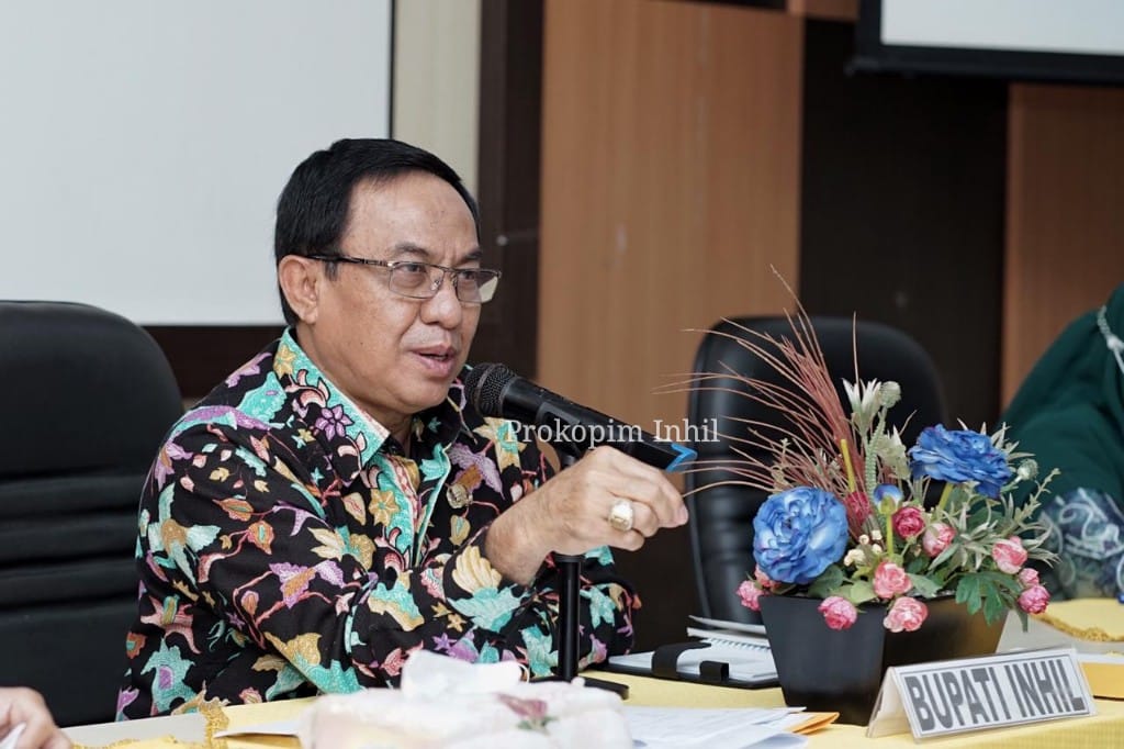 Pimpin Rakoor KKS dan Gugas KLA, Bupati Inhil Sarankan OPD Persiapkan Perda