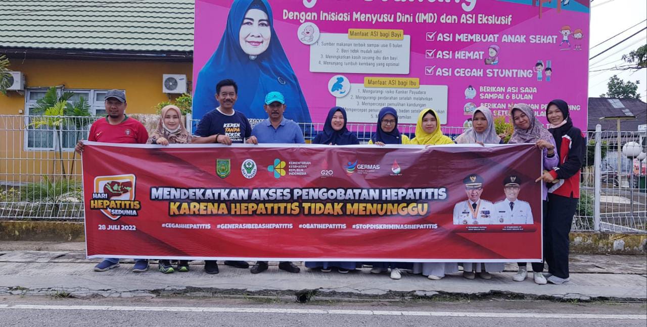 Hari Hepatitis Sedunia, Dinkes Inhil Kampanyekan Bahaya Hepatitis dan Pencegahannya