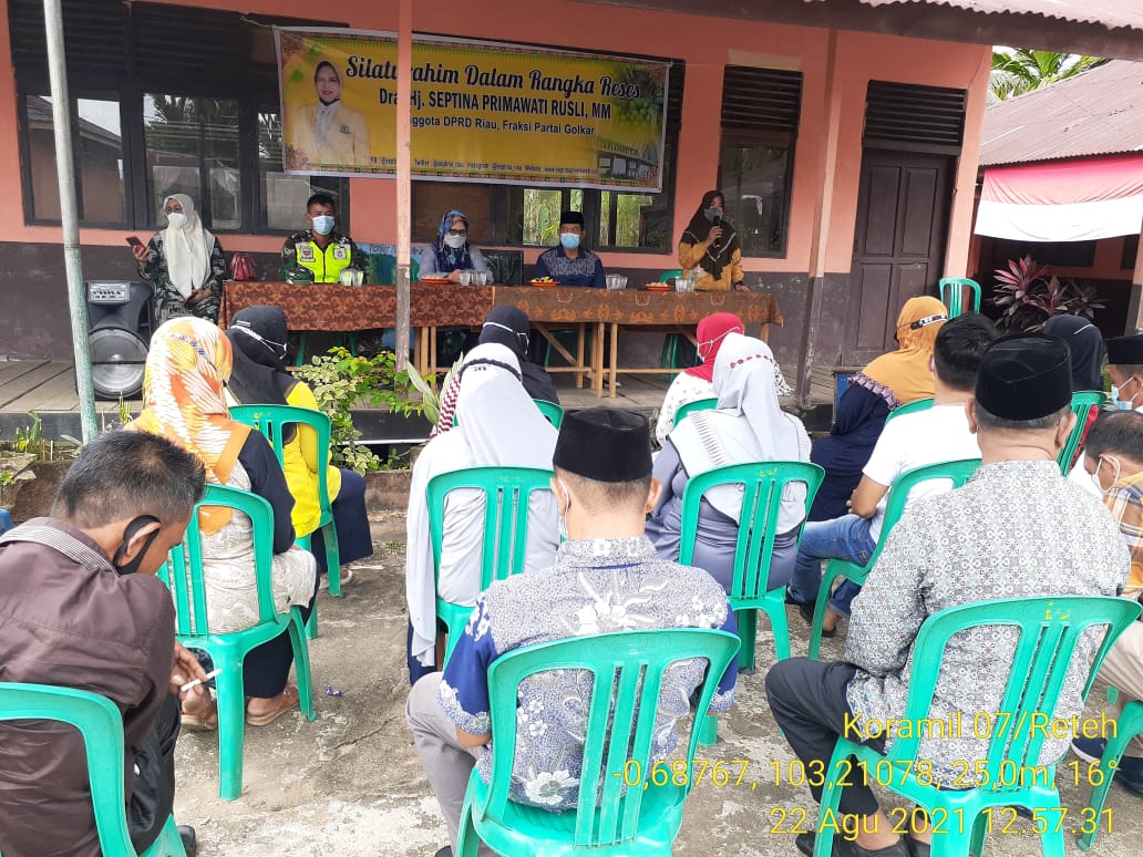 Babinsa 07/Reteh Serma Nofiandi Dampingi Reses Anggota DPRD Provinsi Riau
