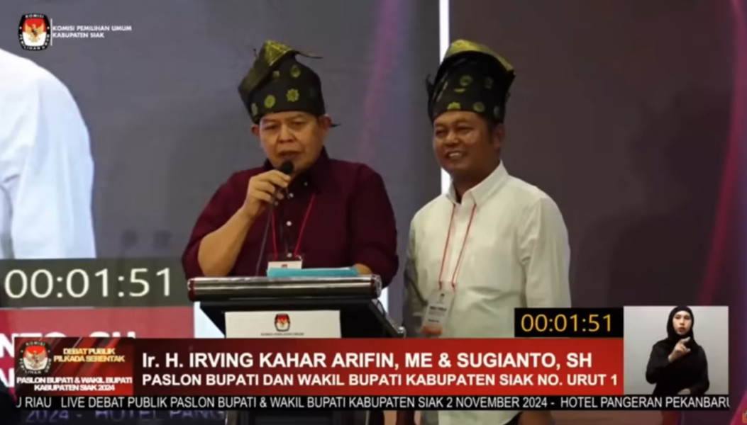 KPU Siak Sukses Gelar Debat Publik Paslon Cabup/Cawabup