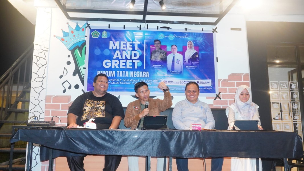 Prodi HTN IAIN Datuk Laksemana kolaborasi dengan KPU Bengkalis Dalam Greet Meet Bersama Mahasiswa