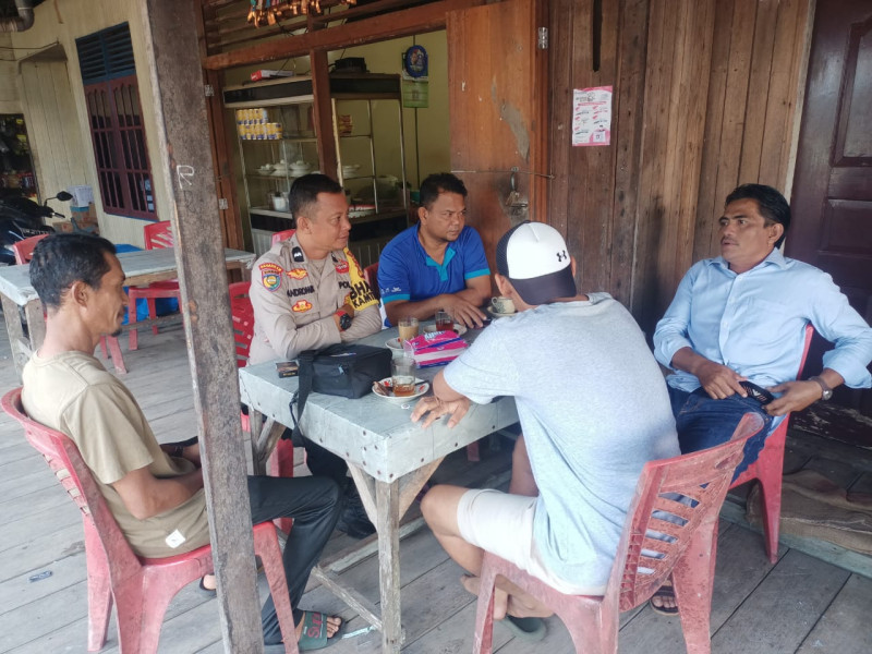 Bhabinkamtibmas Polsek GAS Ajak Masyarakat Dalam Mewujudkan Pilkada Serentak yang Sejuk