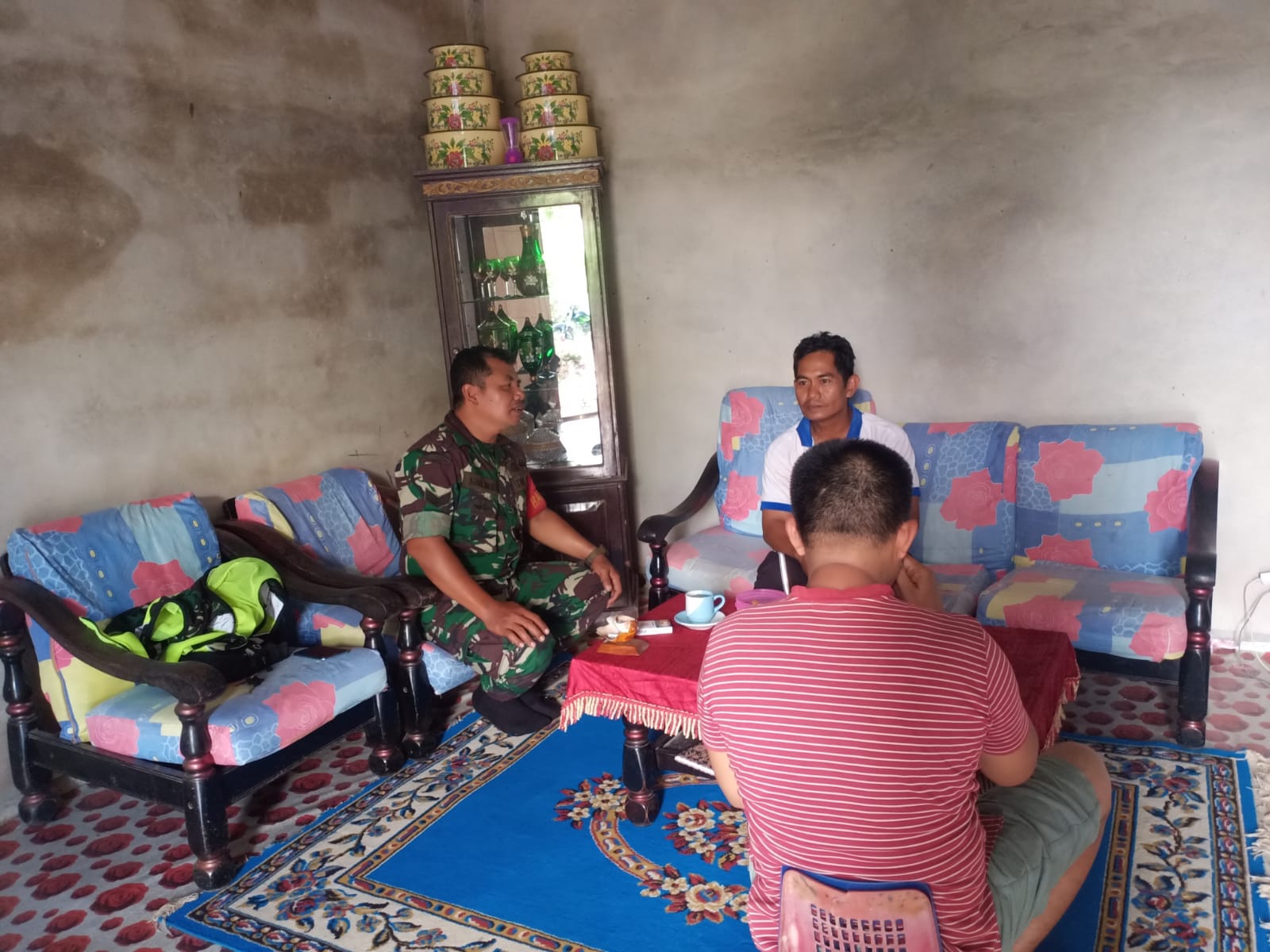 Serka N. Sipayung Rutin Lakukan Komsos di Wilayah Binaannya