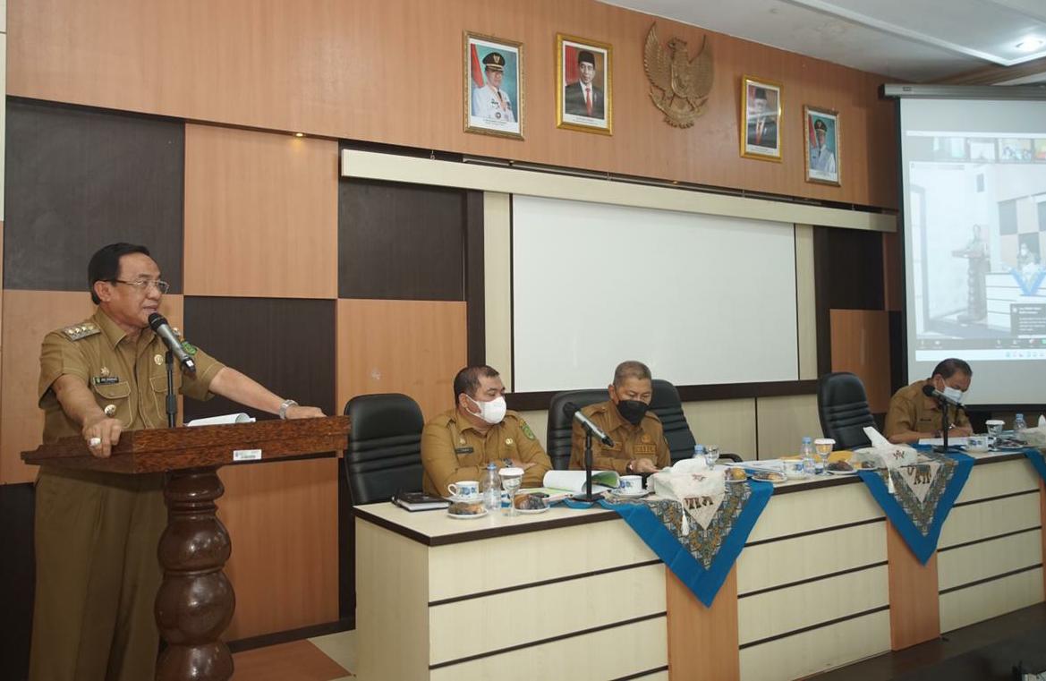 Bupati Inhil Arahkan Penyusunan Anggaran 2023 Berbasis SPM dan IKU Daerah 