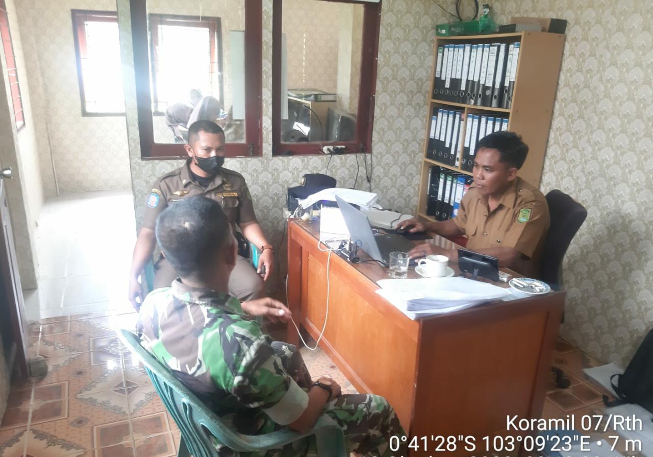 Serda Ramli Lakukan Komsos di Desa Mekar Sari