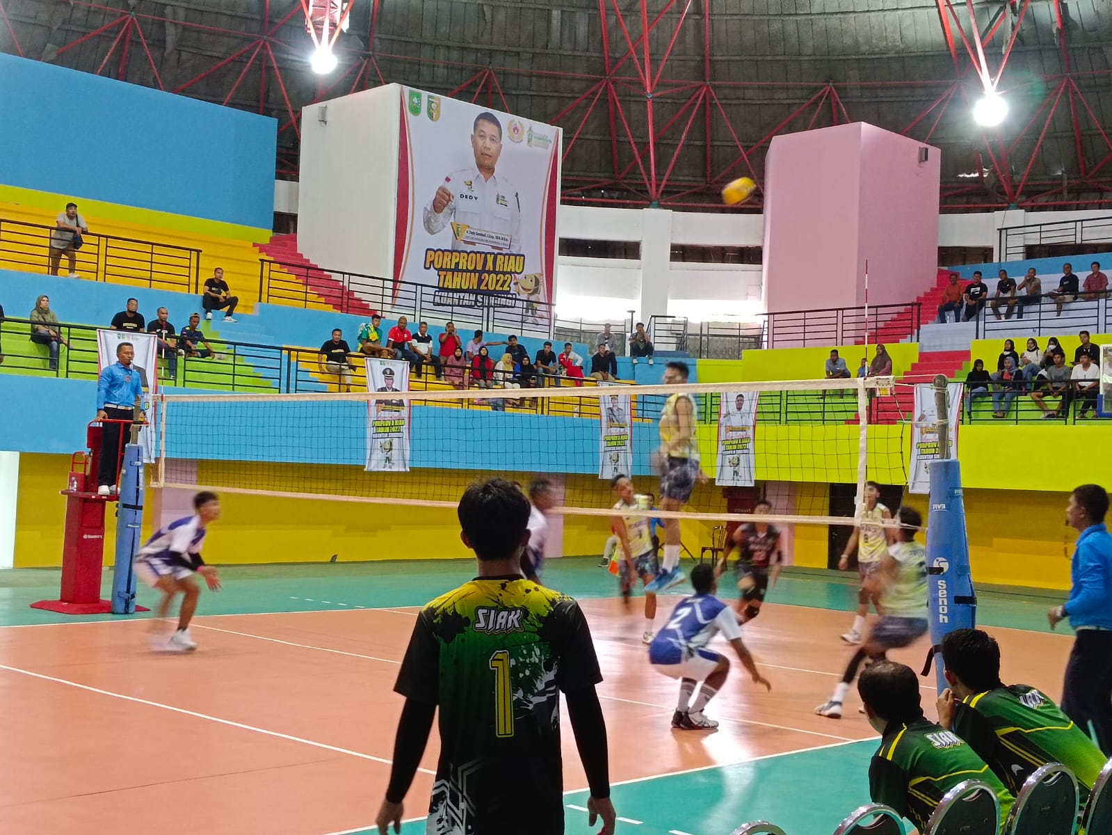 Voli Indoor Putra Bengkalis Lumat Siak  3– 1