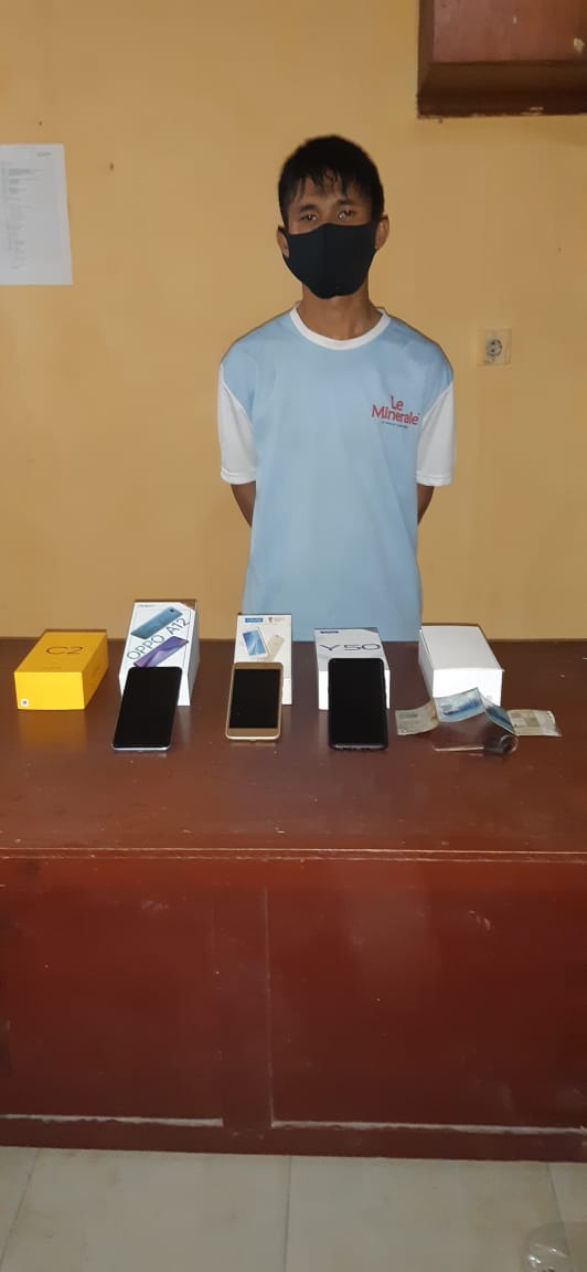 Sikat Motor Juga Beragam Handphone, Spesialis Bongkar Rumah Warga Ini Disikat Polsek Kandis