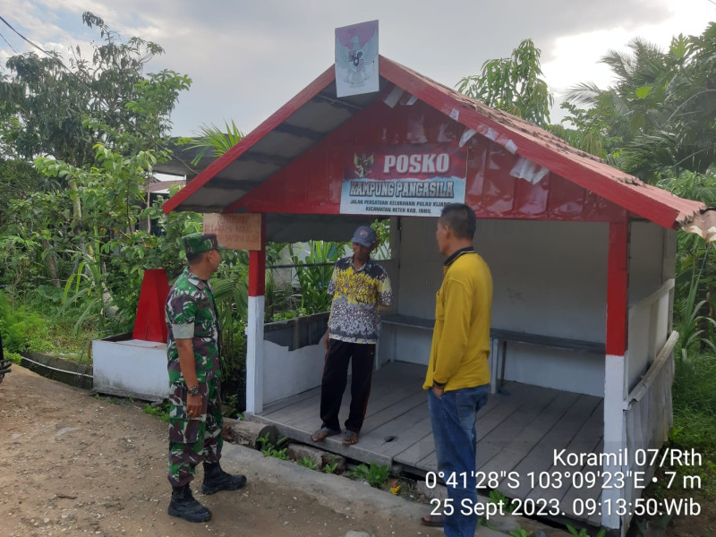 Koramil 07/Reteh Bersama Pemuda Mensosialisasikan Bahaya Narkoba dan Pergaulan Bebas