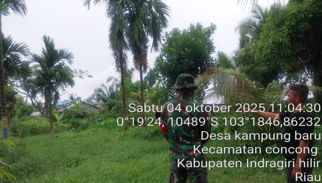 Patroli Tapal Batas: Babinsa Koramil 04/Kuindra Meningkatkan Kesadaran dan Peran Masyarakat