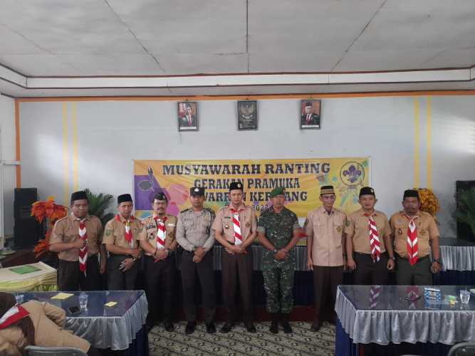 Musyawarah Ranting Gerakan Pramuka Bersama Babinsa Kota Baru Sebrida