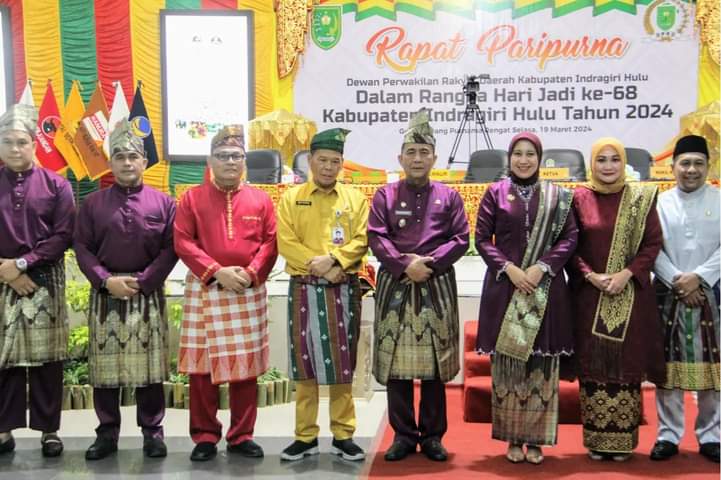 Pj Sekda Inhil Ery Putra Hadiri Paripurna HUT Kabupaten Indragiri Hulu ke 68 Tahun 2024