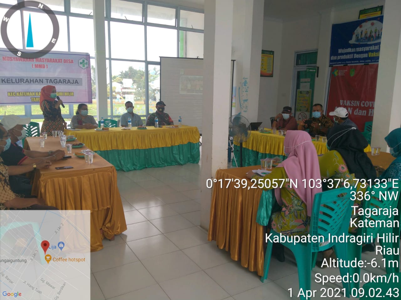 Babinsa Sertu J Pasaribu Hadiri Musyawarah Mufakat Desa di Tagaraja