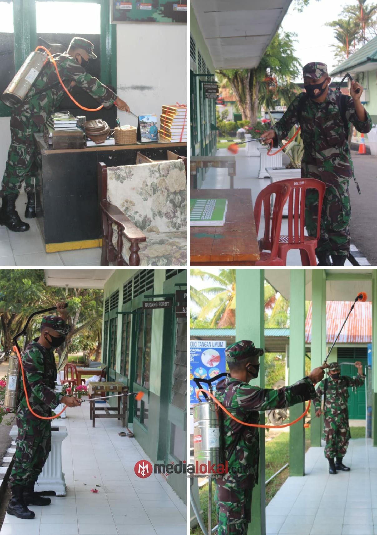 'Tidak Ada Istilah Andai Waktu Bisa Diputar Kembali', Kodim 0314/Inhil Terus Cegah Dini Covid-19