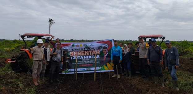 PT RSUP Dukung Ketahanan Pangan Nasional lewat Penanaman Jagung Serentak