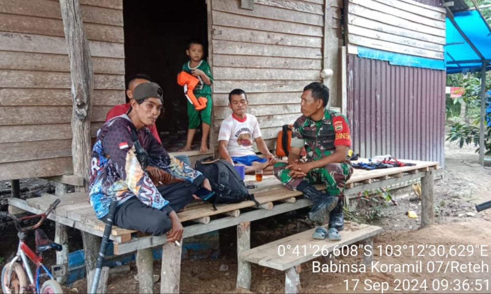 Babinsa Serka Yadi Yanto Terus Tingkatkan Silaturahmi Di Binaan Guna Ciptakan Kebersamaan