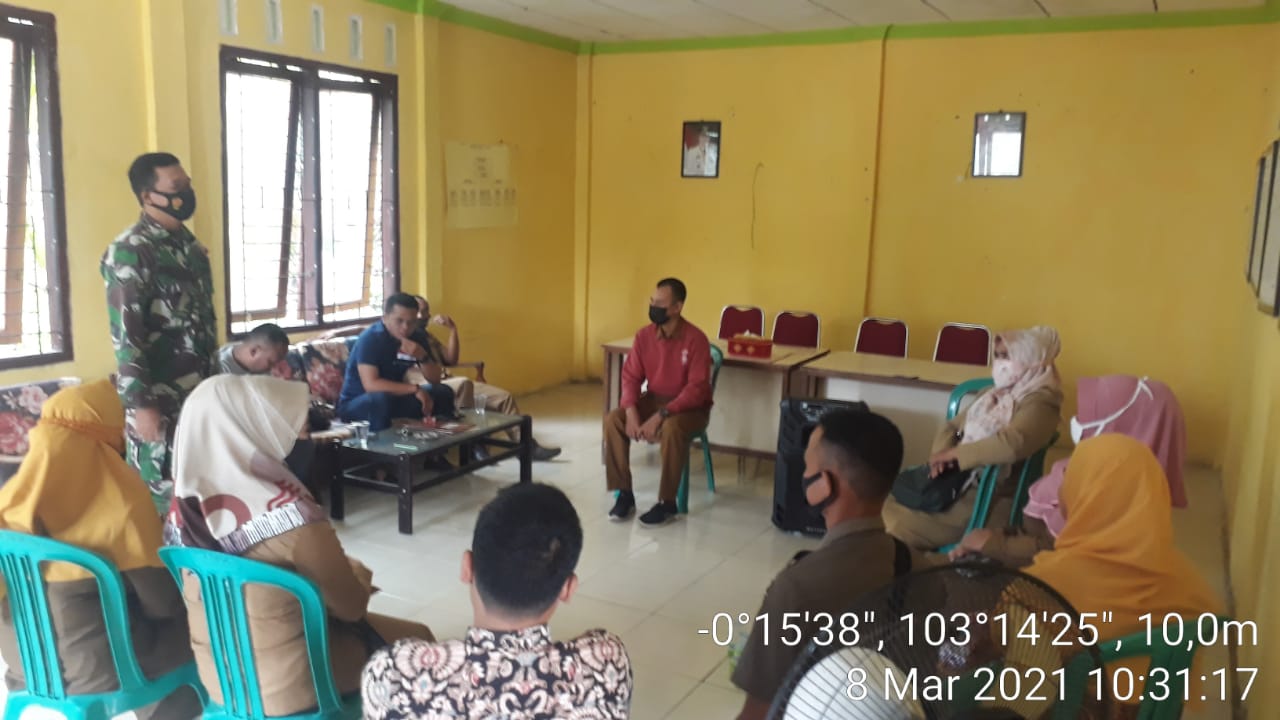 Serda Januar Komsos Bersama Apdes Sungai Dusun Bahas Bahaya Karhutla