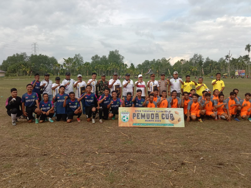 Babinsa Koramil 03/Tpl Hadiri Pembukaan Turnamen Pemuda Cup Mumpa Tahun 2023