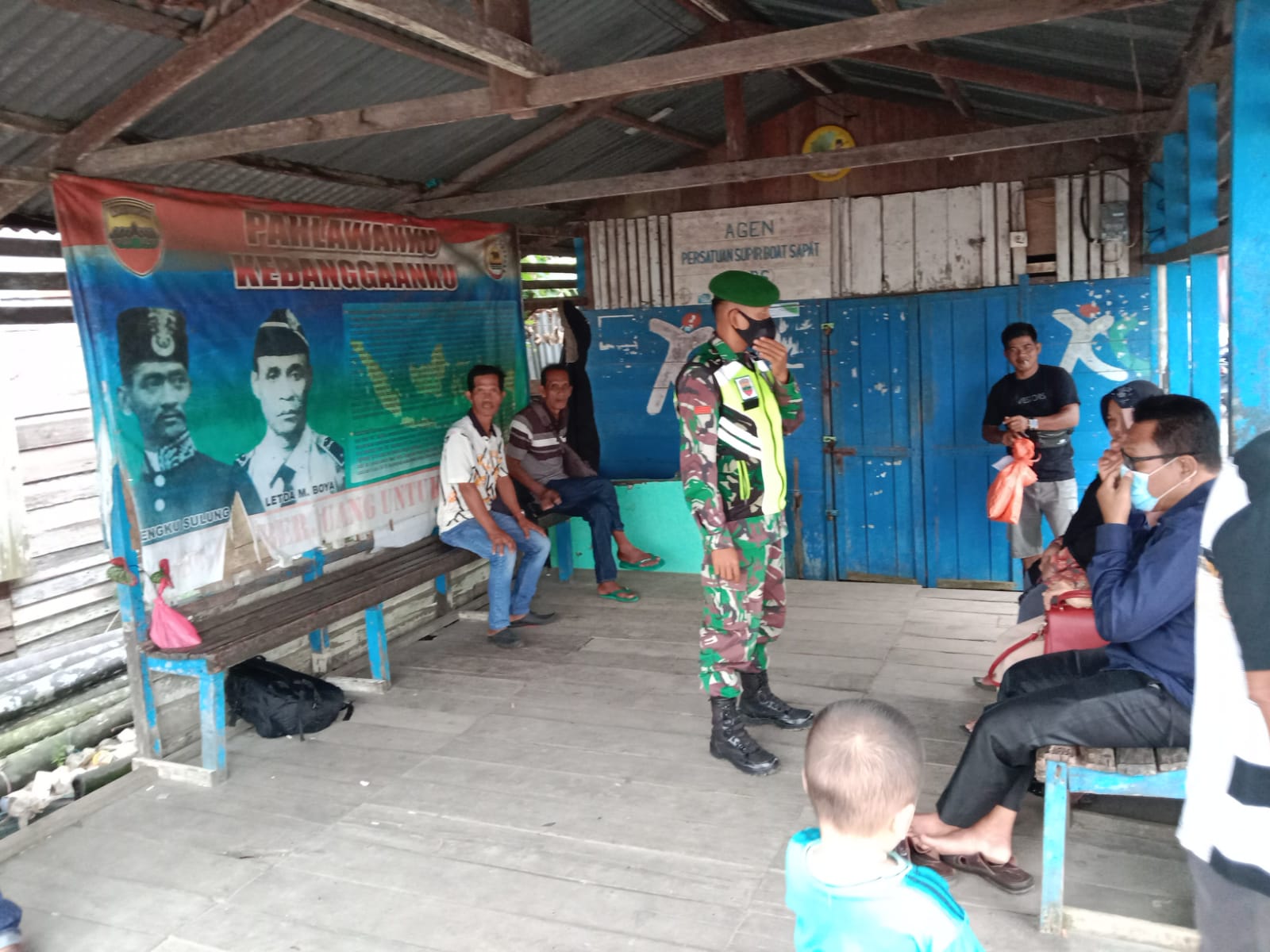 Tempat-tempat Umum Tetap Jadi Fokus Penegakan Protkes Koramil 04/Kuindra