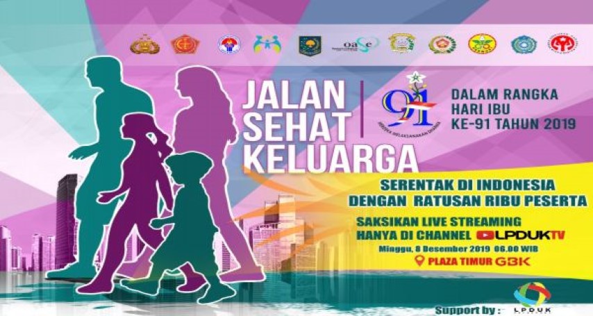 LPDUK Dukung Jalan Sehat Keluarga 2019