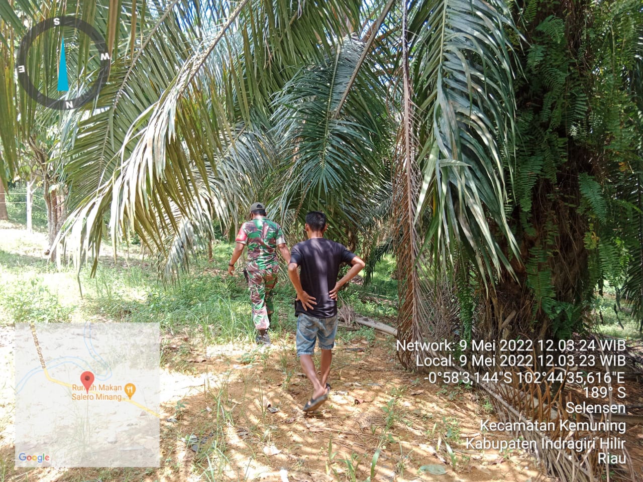 Giat Lakukan Pencegahan Kalahut Oleh Babinsa Koramil 09/Kemuning
