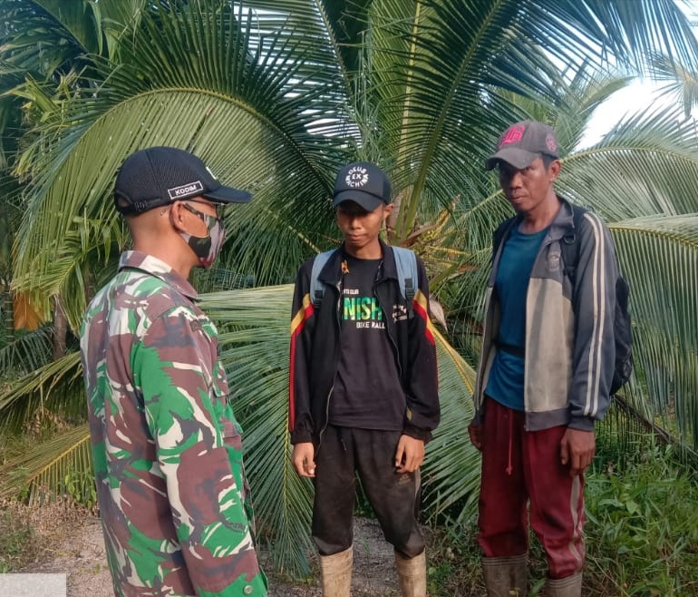 Serda Iclas Manalu Rutin Lakukan Patroli Karhutla di Sapat