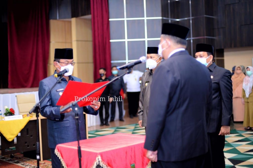 Sah! Bupati HM Wardan Lantik H Afrizal Sebagai Sekda Inhil