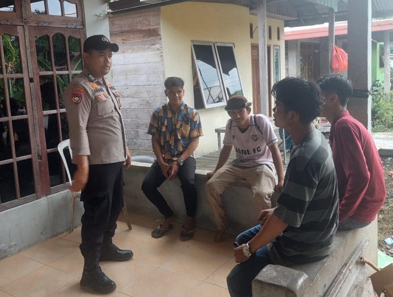 Cooling System Bhabinkamtibmas Polsek GAS Cegah Timbulnya Potensi Konflik Jelang Pilkada 2024