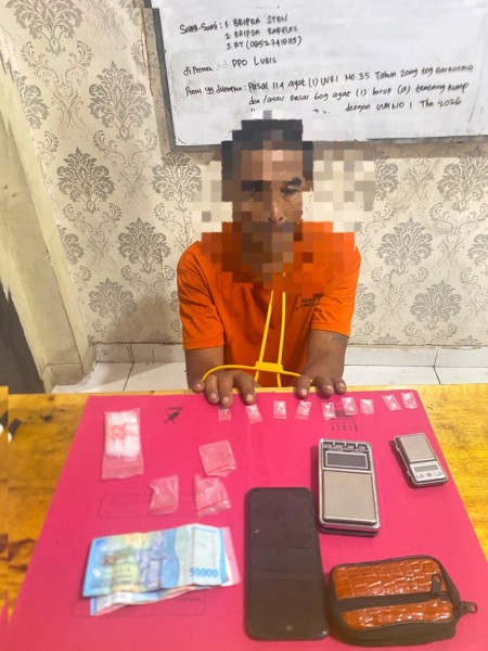 Peredaran Sabu di Minas Digulung, Polisi Bekuk AB dengan Barang Bukti 2,09 Gram