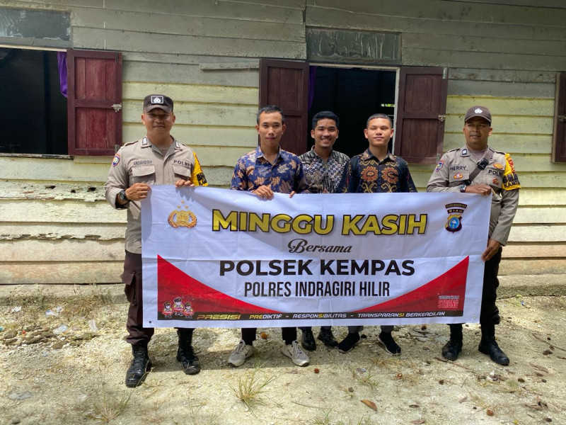 Minggu Kasih Bersama Polsek Kempas, Tingkatkan Kamtibmas Jelang Hari Raya Nyepi