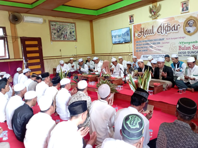 Pemdes Sungai Intan Gelar Haul Ulama dan Haul Jama' Sekampung